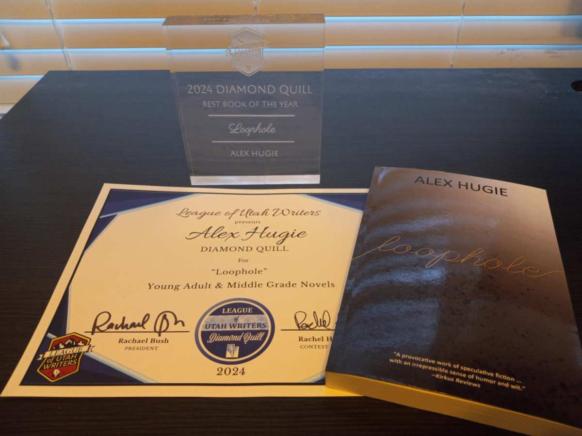 Diamond Quill Award from League of Utah&nbsp;Writers!!!